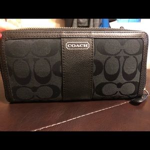 Coach Accordion Zip Wallet